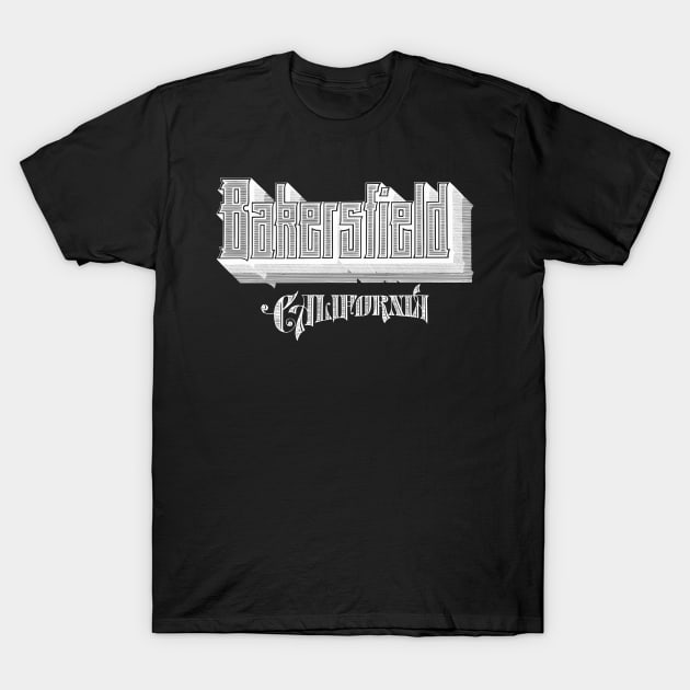 Vintage Bakersfield, CA T-Shirt by DonDota